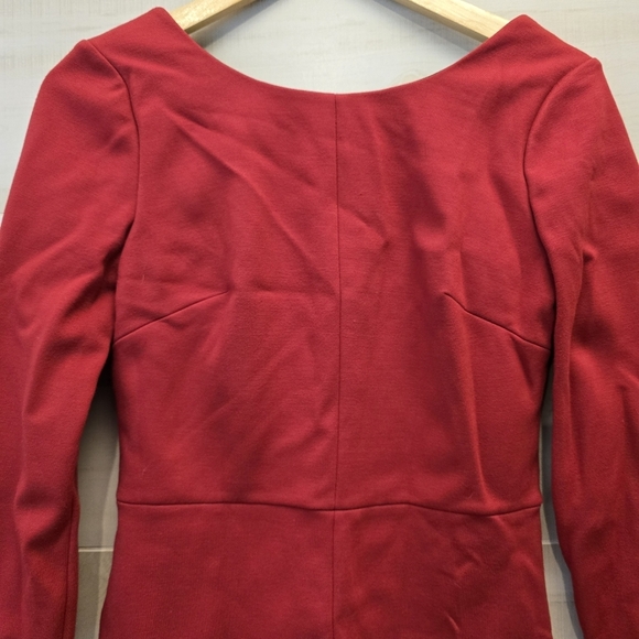 {10} Robert Rodriguez Red Structured Dress - Picture 4 of 13